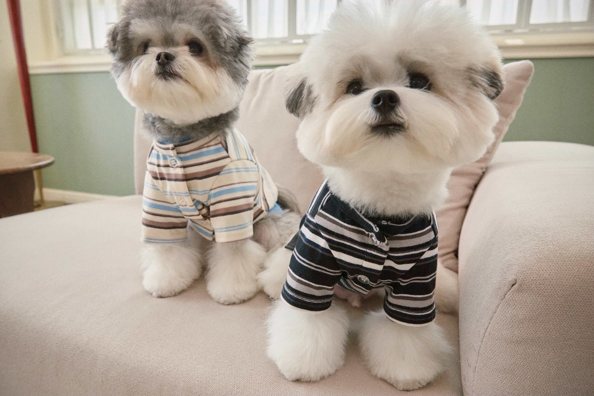 RIVIERA STRIPE CARDIGAN(2color)