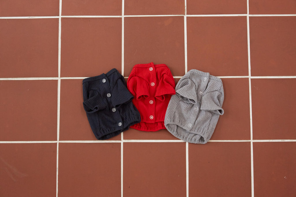 TORINO RIB CARDIGAN(3color)